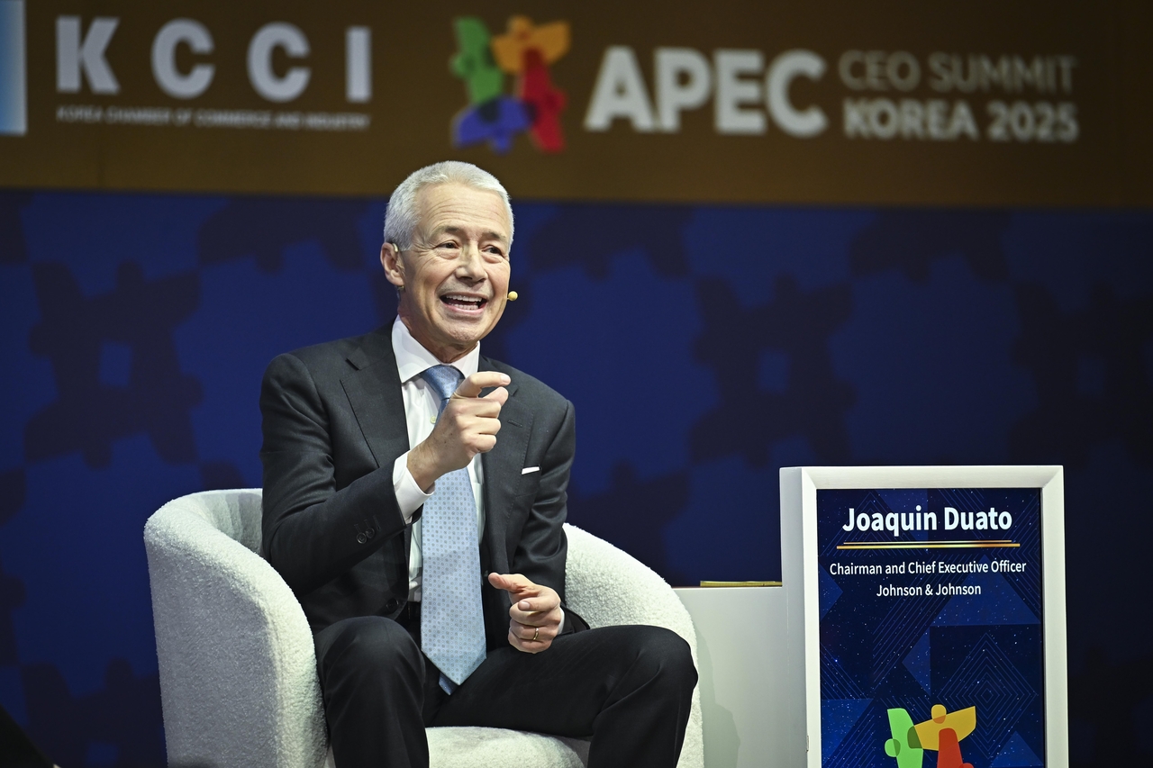 Johnson & Johnson CEO  Joaquin Duato (Im Se-jun/The Korea Herald)