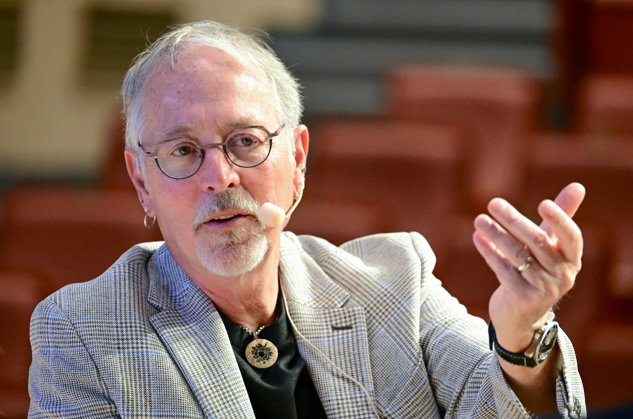 Sam Richards, a professor at Pennsylvania State University, talks in an interview with The Korea Herald in Seoul on Nov. 3. (Lee Sang-sub/The Korea Herald)