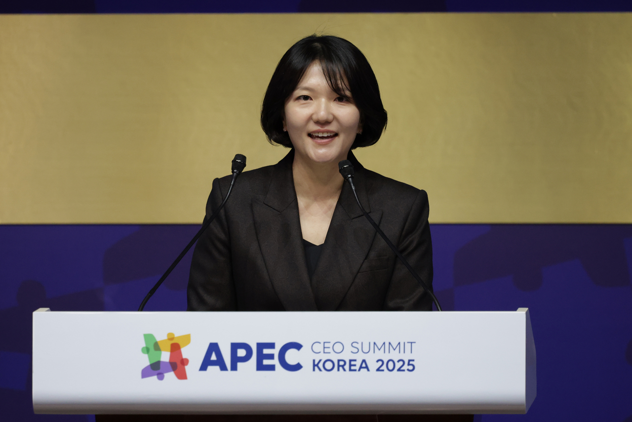 Naver CEO Choi Soo-yeon (Yonhap)