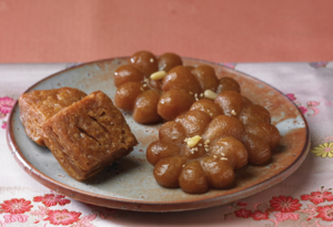 Yakgwa, traditional Korean honey cookie